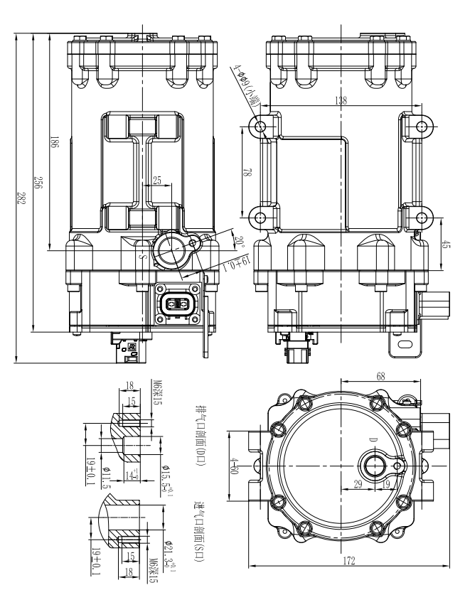 渦旋式電動壓縮機DY50A